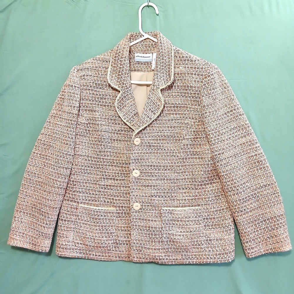 Alfred Dunner Women's Fashion Coat Jacket Size 12P Petite Casual Formal NWOT